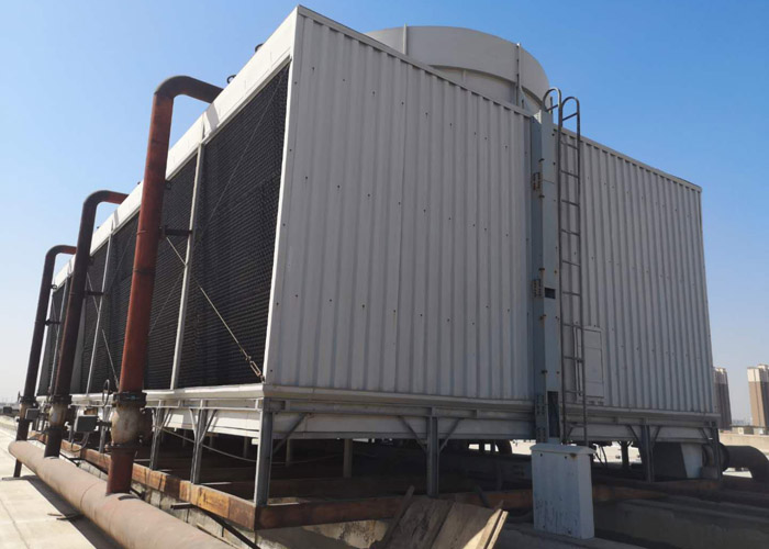 方型横流玻璃钢冷却塔