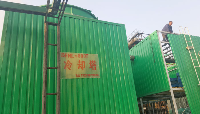 方型逆流玻璃钢冷却塔