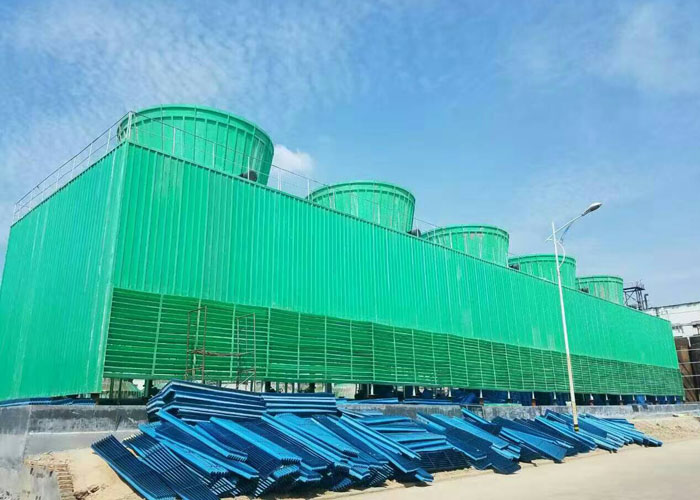 方型逆流玻璃钢冷却塔