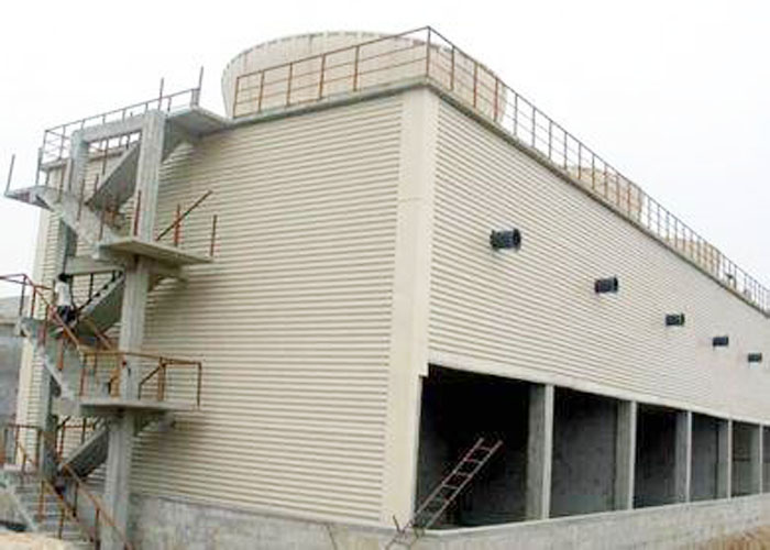 方型逆流玻璃钢冷却塔