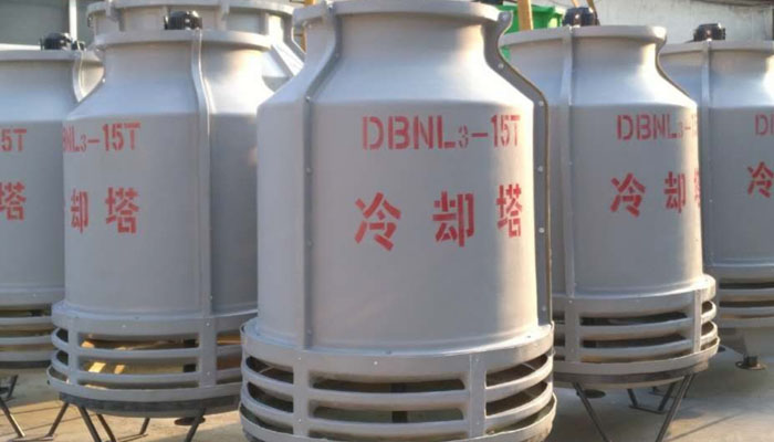 圆形逆流玻璃钢冷却塔