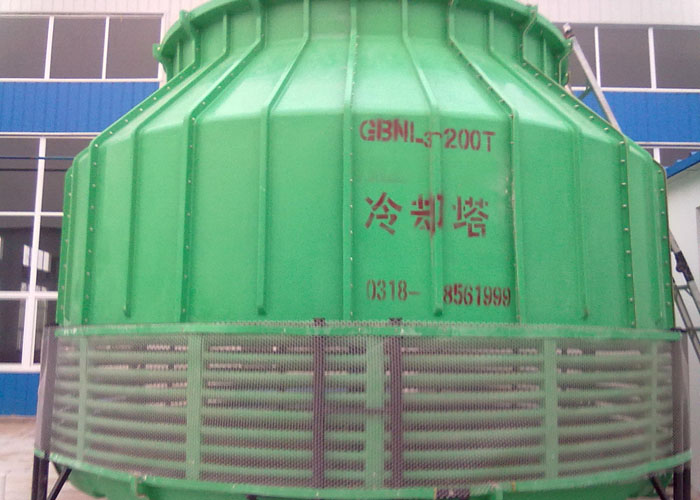 圆形逆流玻璃钢冷却塔