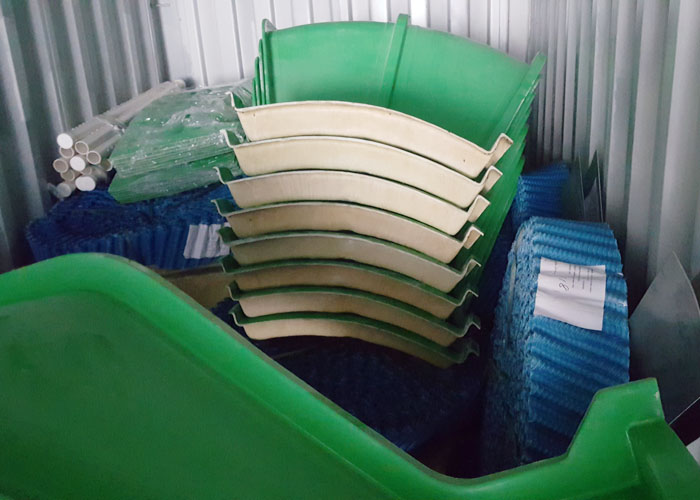 出口集装箱玻璃钢冷却塔