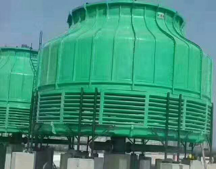 圆形逆流玻璃钢冷却塔